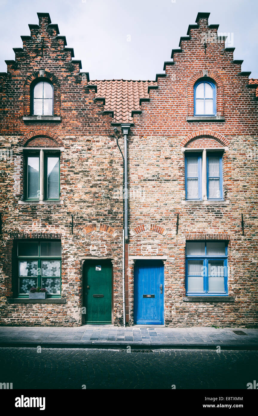 Farbe-Nachbarn Stockfoto