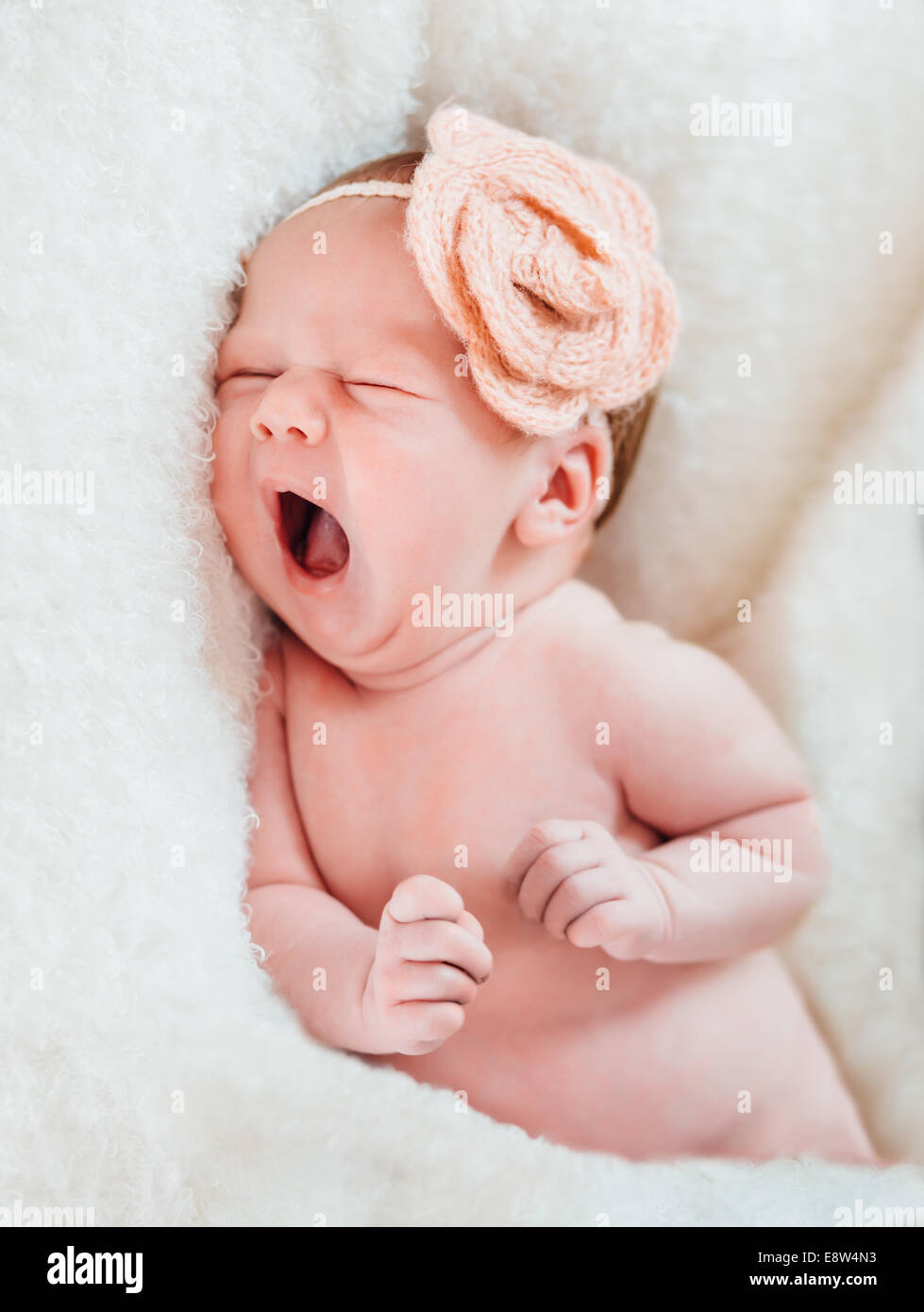 Neugeborenes baby Stockfoto