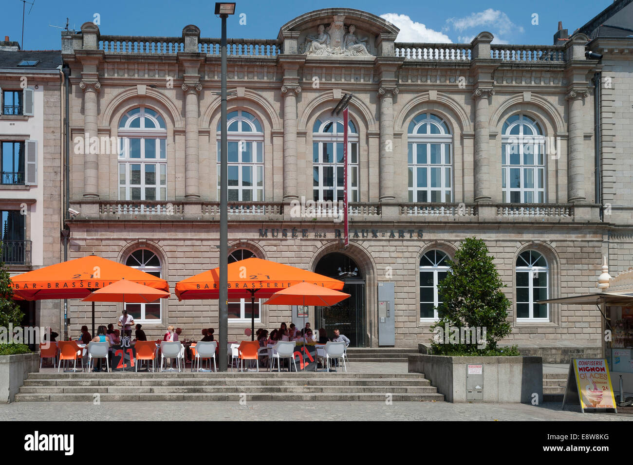 Musée des Beaux-Arts, Quimper, Bretagne, Frankreich Stockfoto