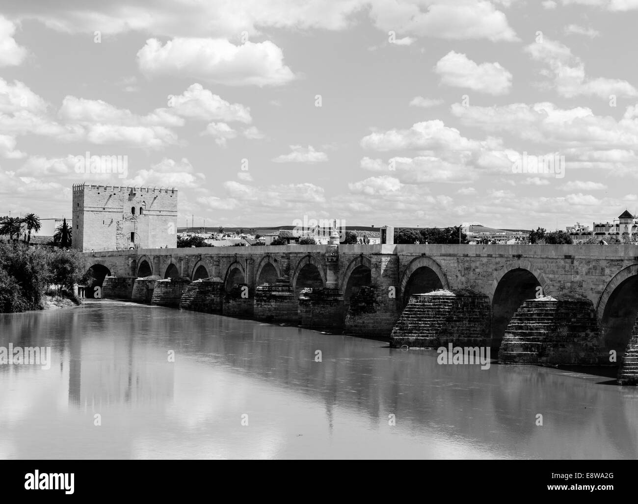 Die römische Brücke von Córdoba Stockfoto