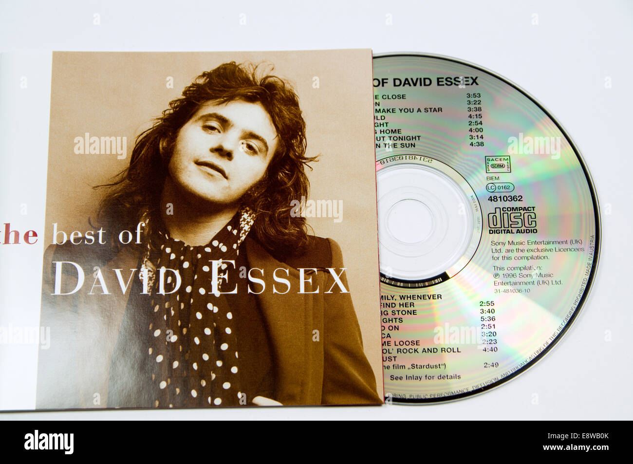 Das beste von David Essex-CD. Stockfoto