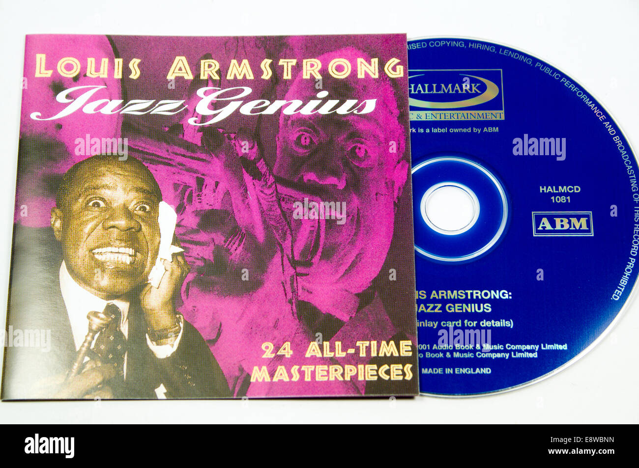 Louis Armstrong Jazz Genie CD Stockfoto