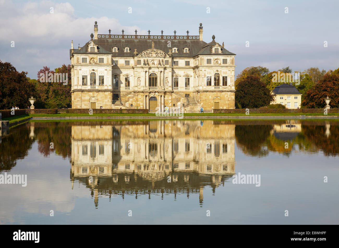 Palast in den Grossen Garten, Dresden, Sachsen, Deutschland Stockfoto