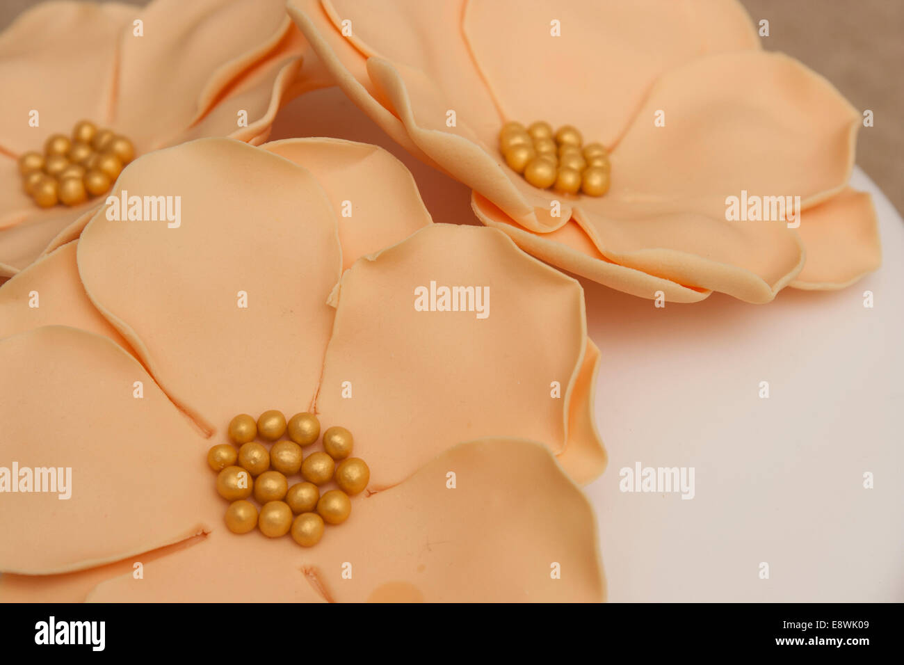 Viel Glück-Kuchen Stockfoto