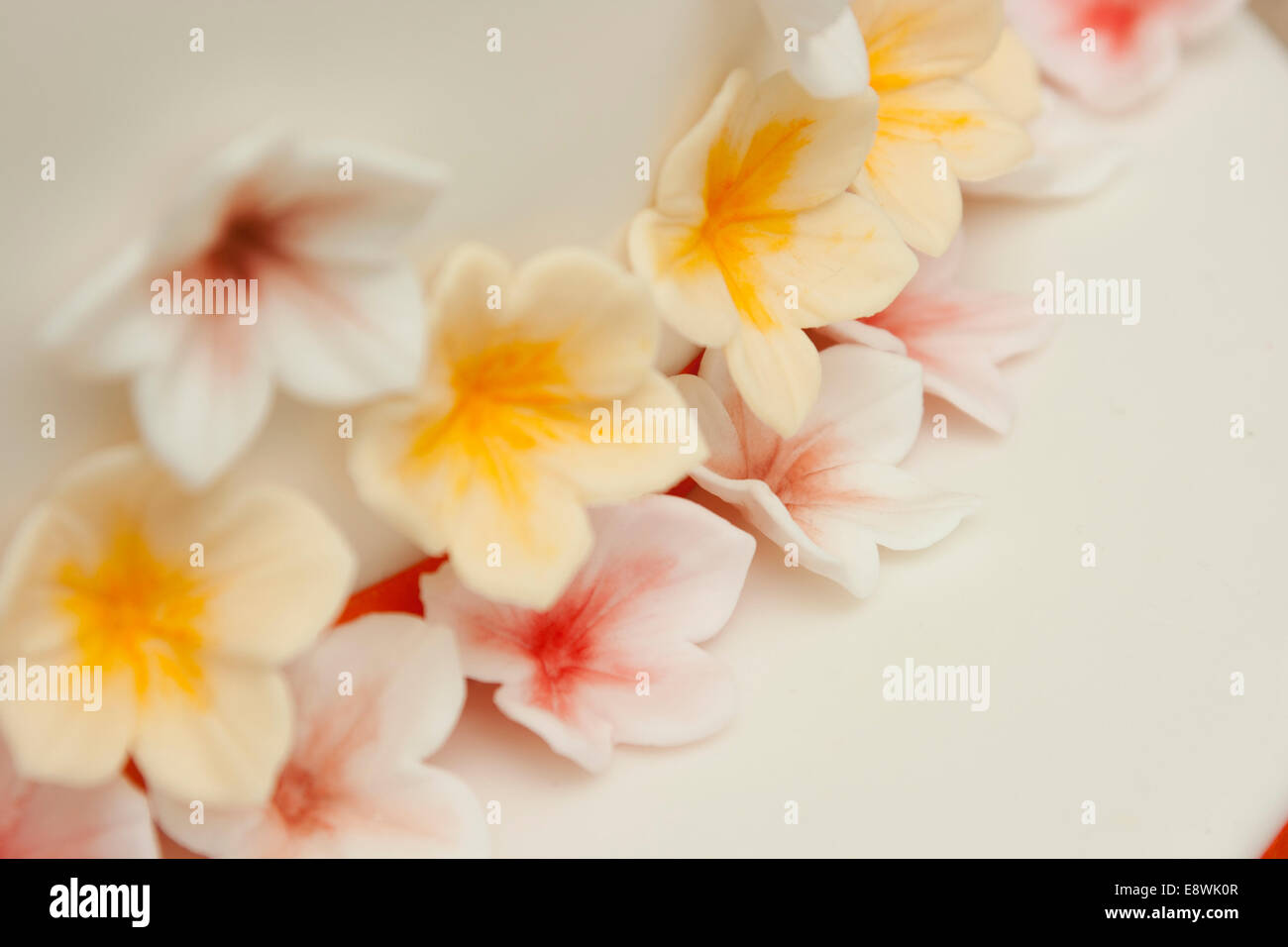 Viel Glück-Kuchen Stockfoto