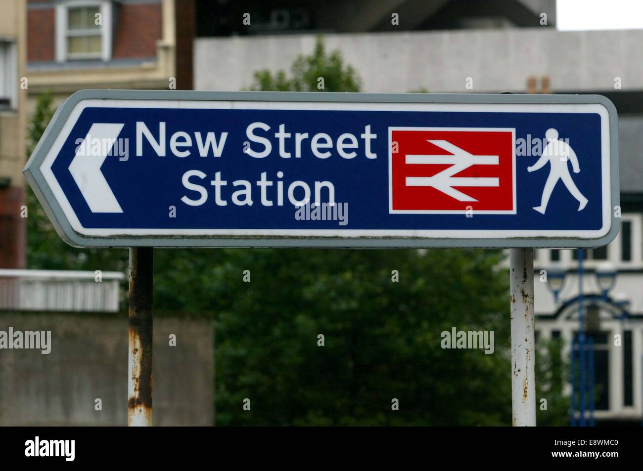 Von Birmingham New Street Station. Stockfoto