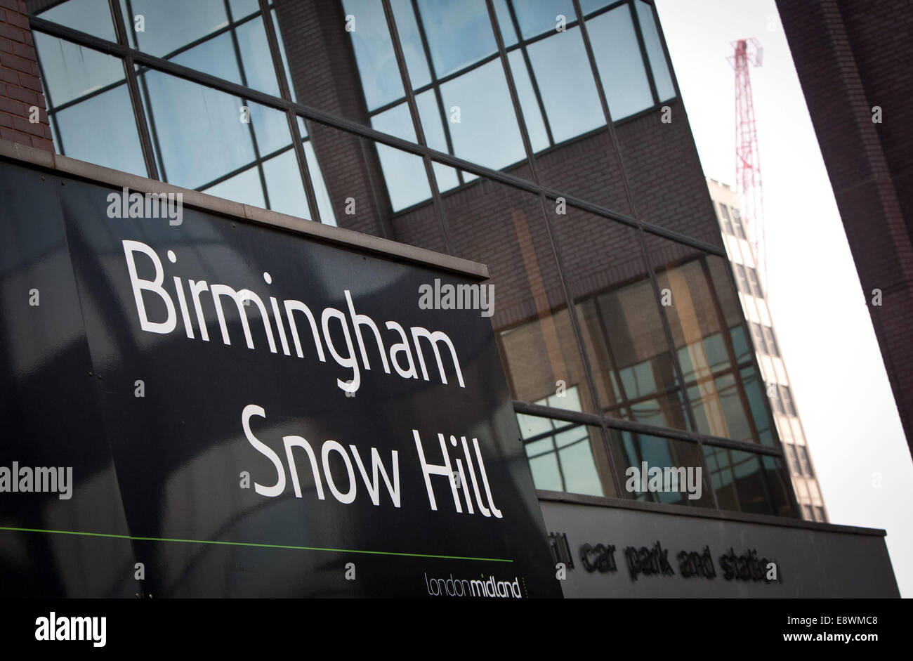 Bahnhof Snow Hill in Birmingham, West Midlands. Stockfoto