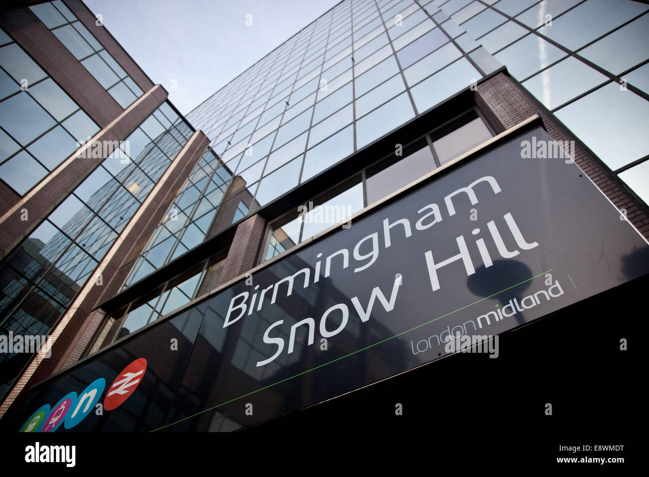 Bahnhof Snow Hill in Birmingham, West Midlands. Stockfoto