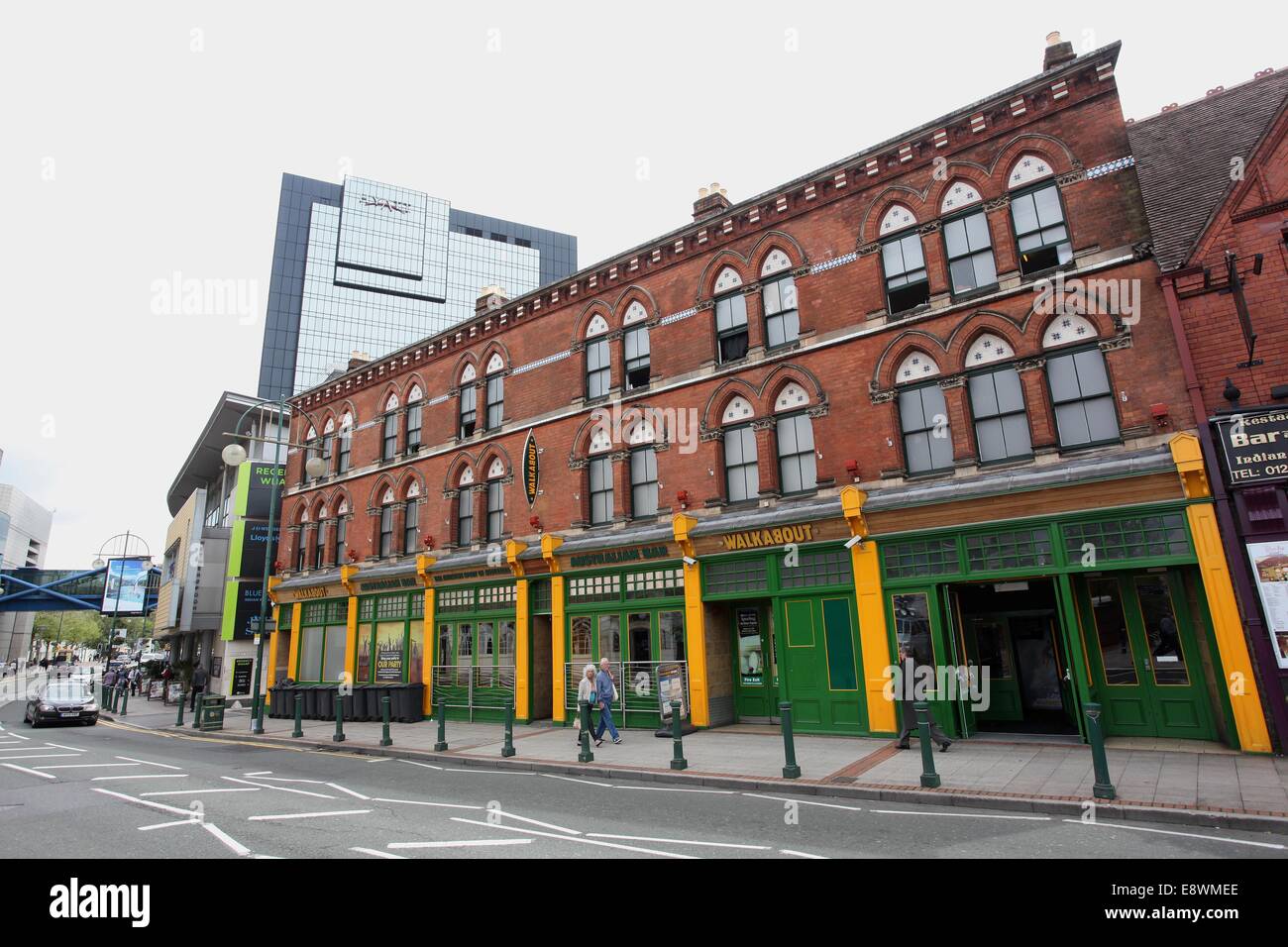 Walkabout Bar auf Broad Street, Birmingham Stockfoto
