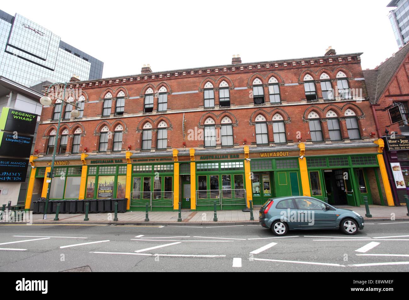 Walkabout Bar auf Broad Street, Birmingham. Stockfoto