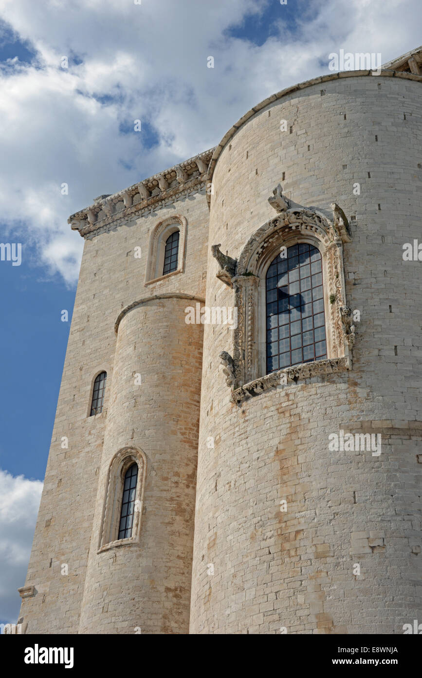 Die Kathedrale von St. Nikolaus der Pilger, Trani, Apulien, Italien Cattedrale di San Nicola Pellegrino, Trani, Apulien, Italien Stockfoto