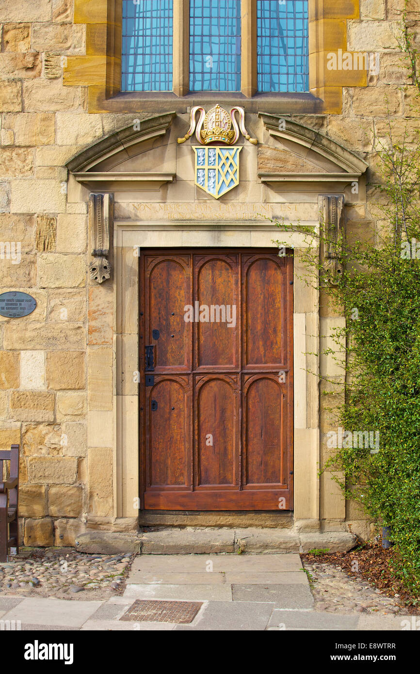 University College, Durham University, Durham Castle und Palace Grüne Bibliothek, Durham. Durham Castle ist ein ú3.6 million Sanierungsprojekt Einrichtungen hinzugefügt, um die Studentenwohnung sowie einer umfassenden Renovierung der Aula und die provi Stockfoto