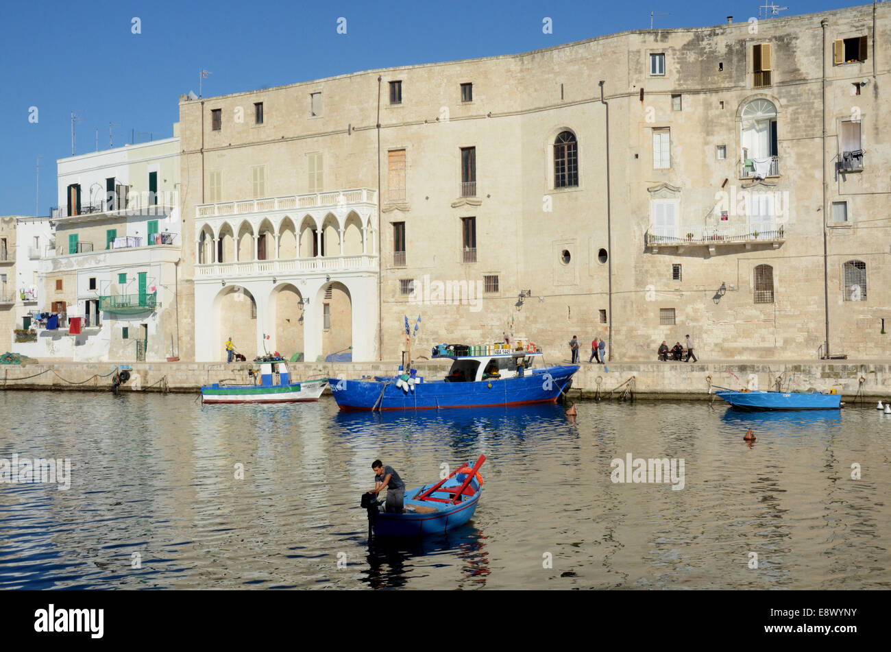 Porto-Vecchio, Monopoli, Apulien, Italien Stockfoto