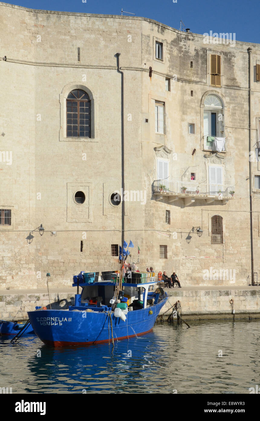 Porto-Vecchio, Monopoli, Apulien, Italien Stockfoto