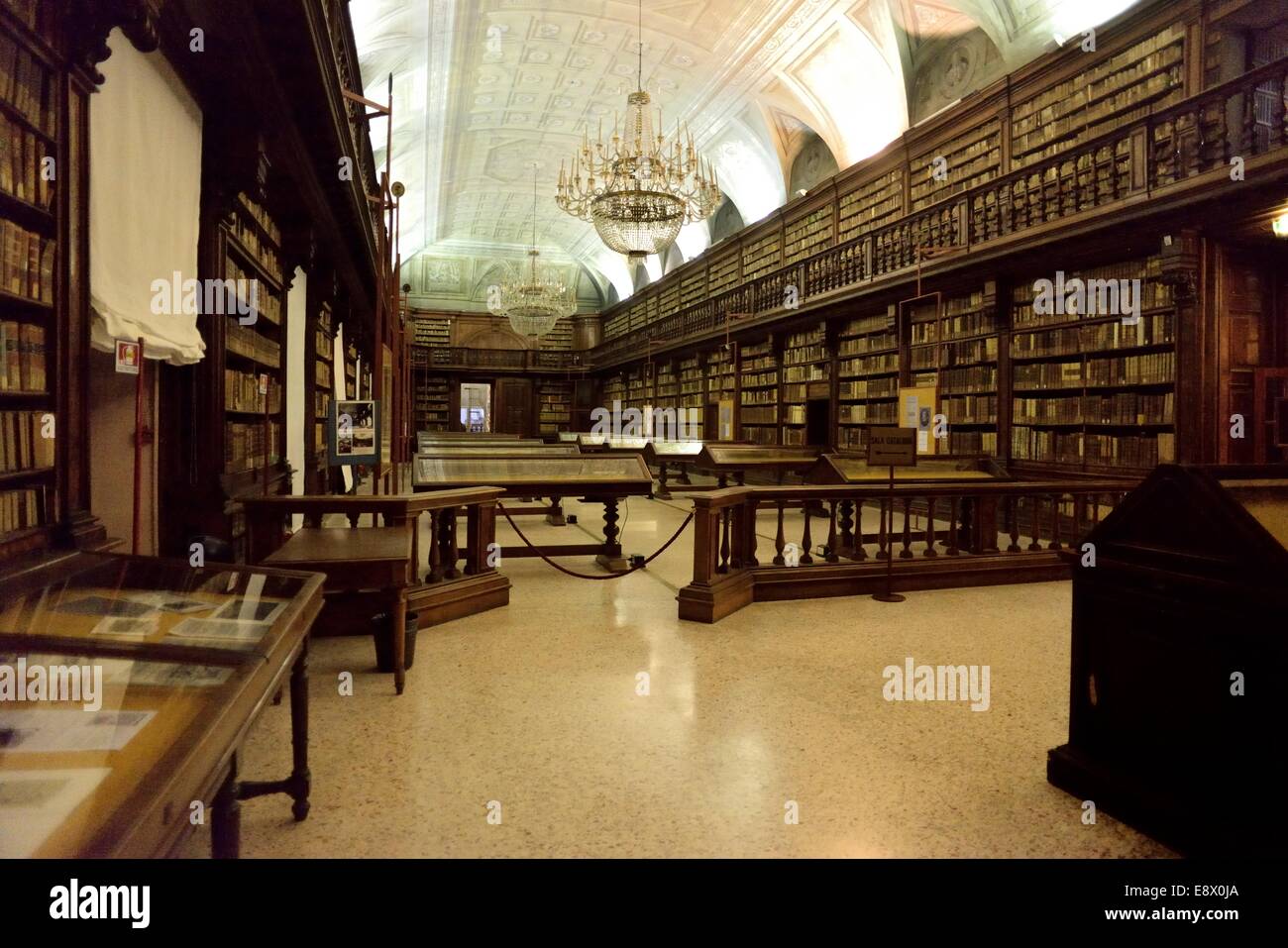 Nationale Braidense Bibliothek - Brera Stockfoto