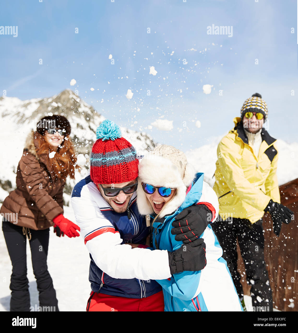 2 Freunde/Brüder - Schneekugel Schnee main image 1