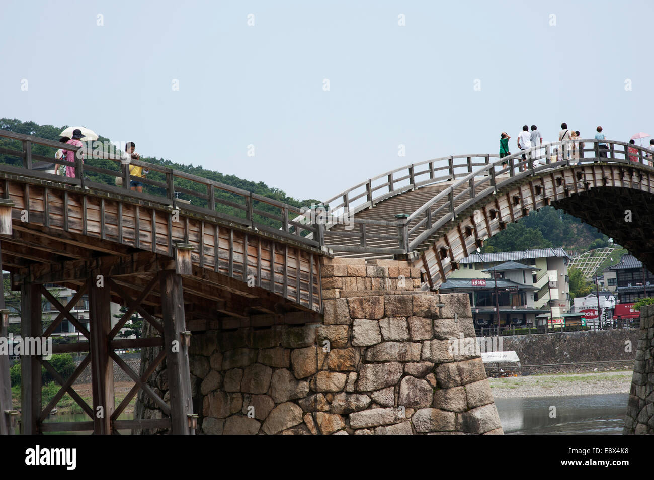 Kintai-Brücke, Iwakuni, Japan. Stockfoto