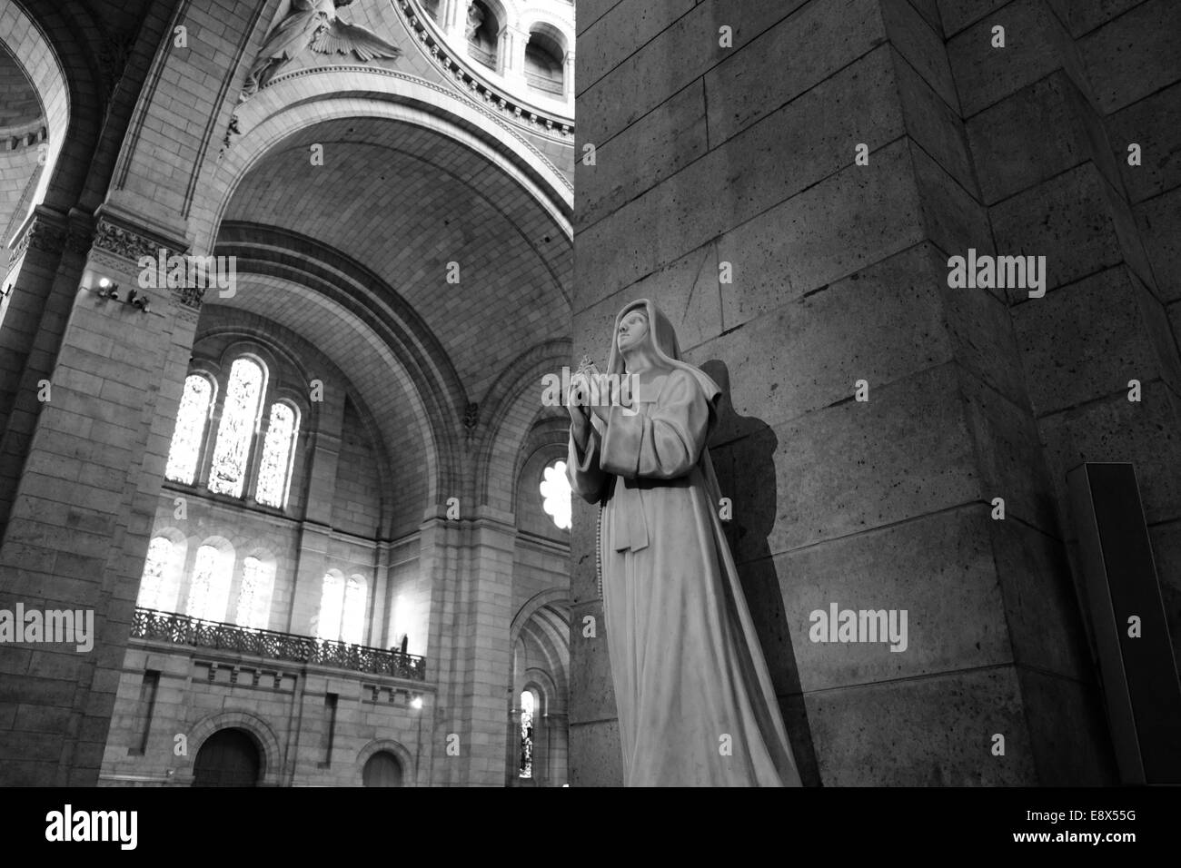 Sacre Coeur, Montmartre Stockfoto