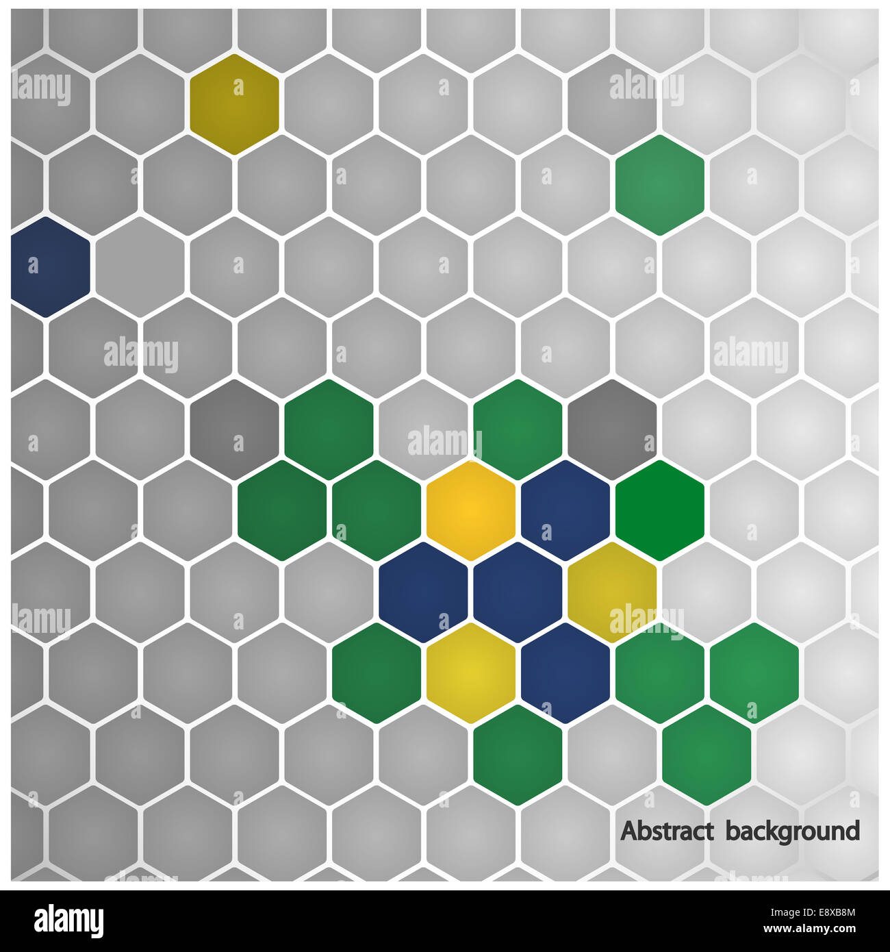 Sechseck-Hintergrund. Können werden verwendet in Cover-Design, Buchgestaltung, Website Hintergrund, CD-Cover Anzeige Stockfoto