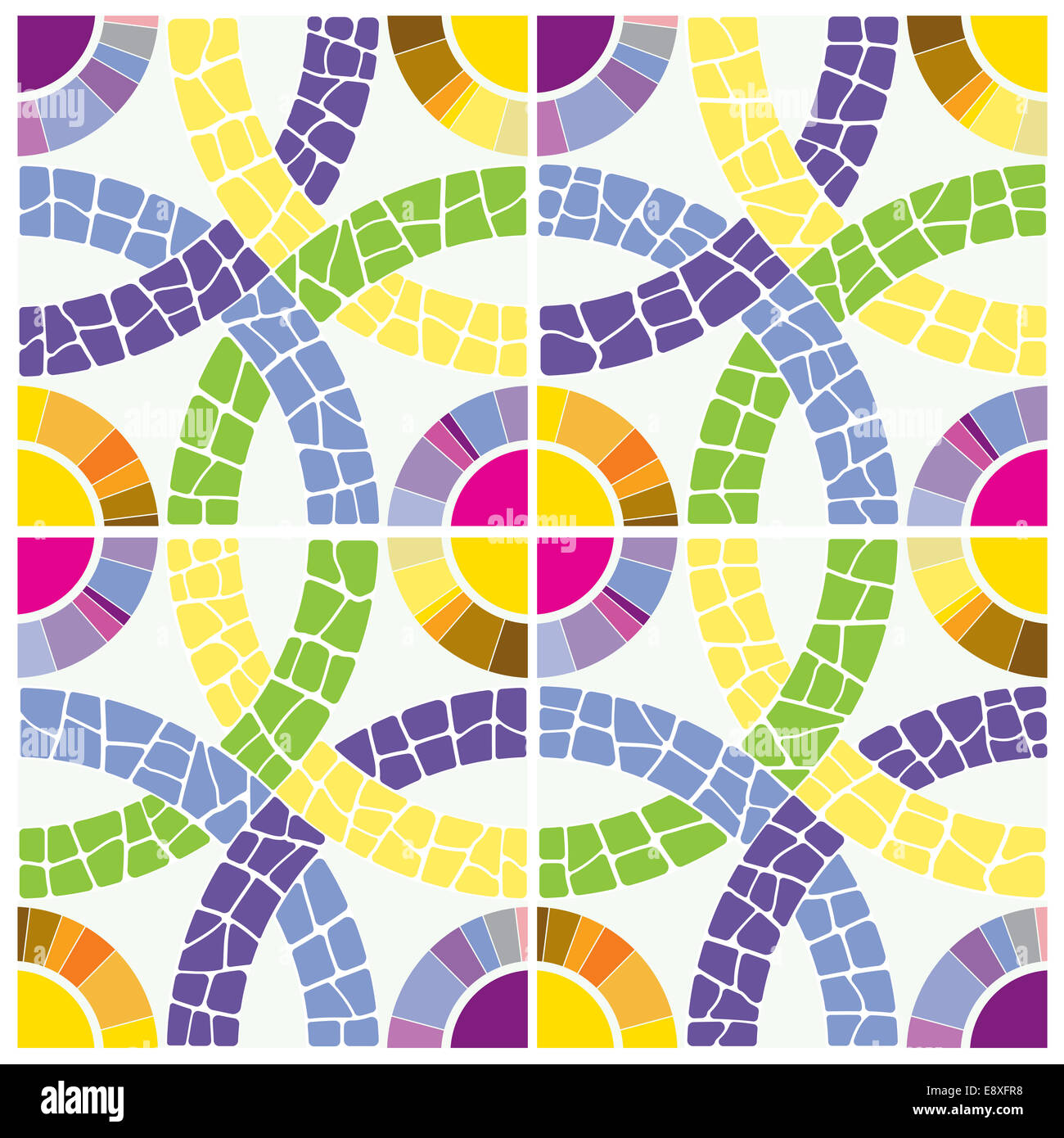 Vintage abstrakte Musterdesign, endlose Textur. Stockfoto