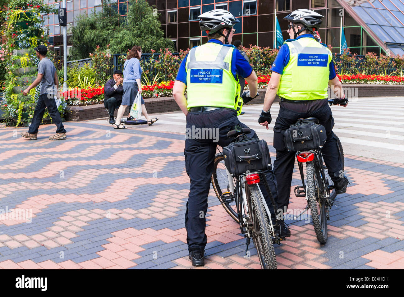 Police Community Support Officers - Birmingham Stockfoto