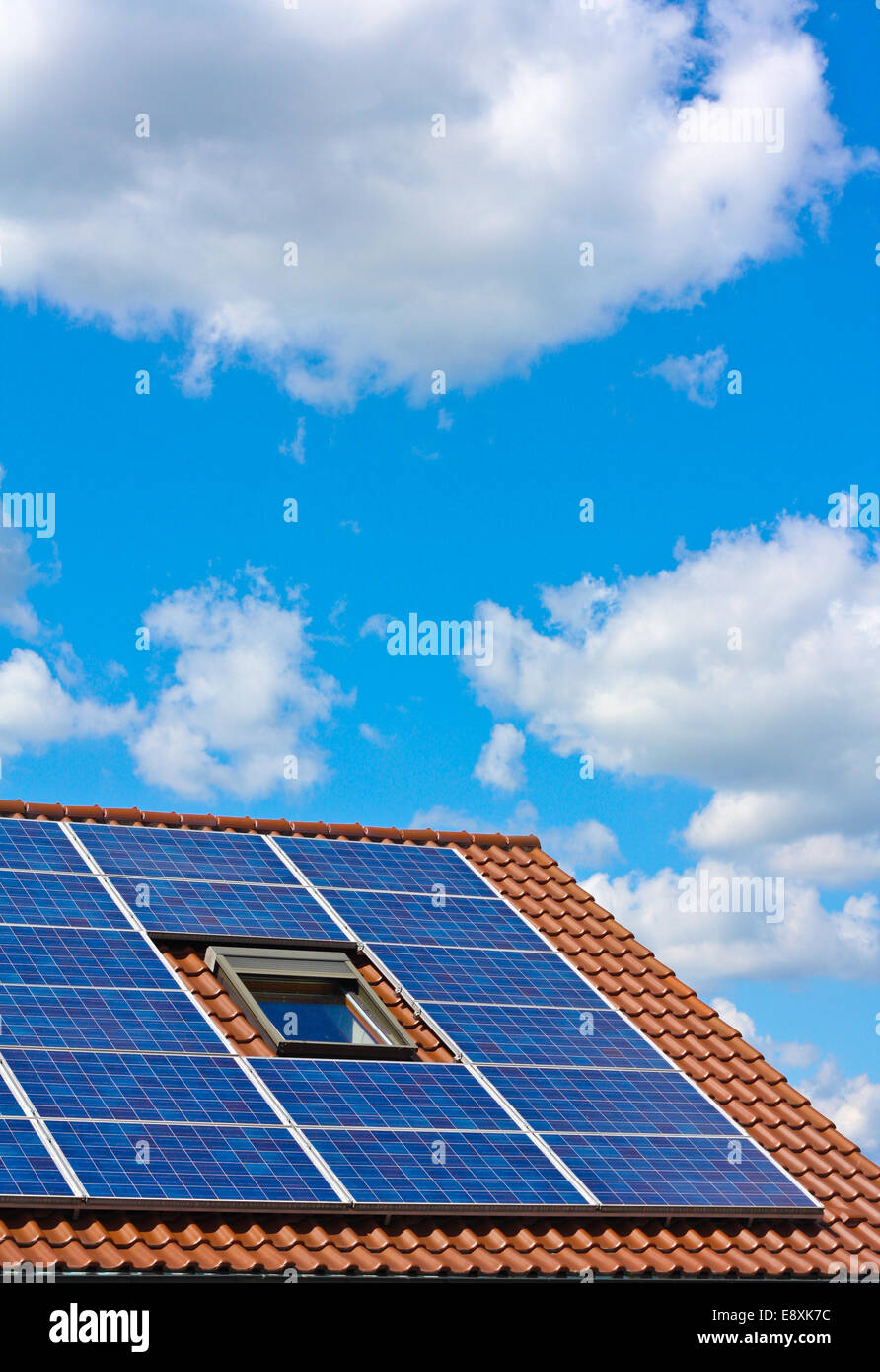 Photovoltaik-Anlage Stockfoto