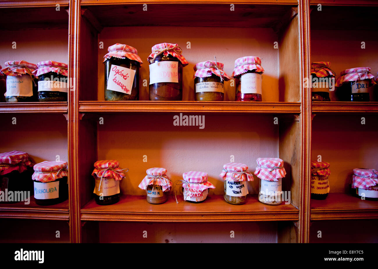 Hausgemachte Marmelade Stockfoto