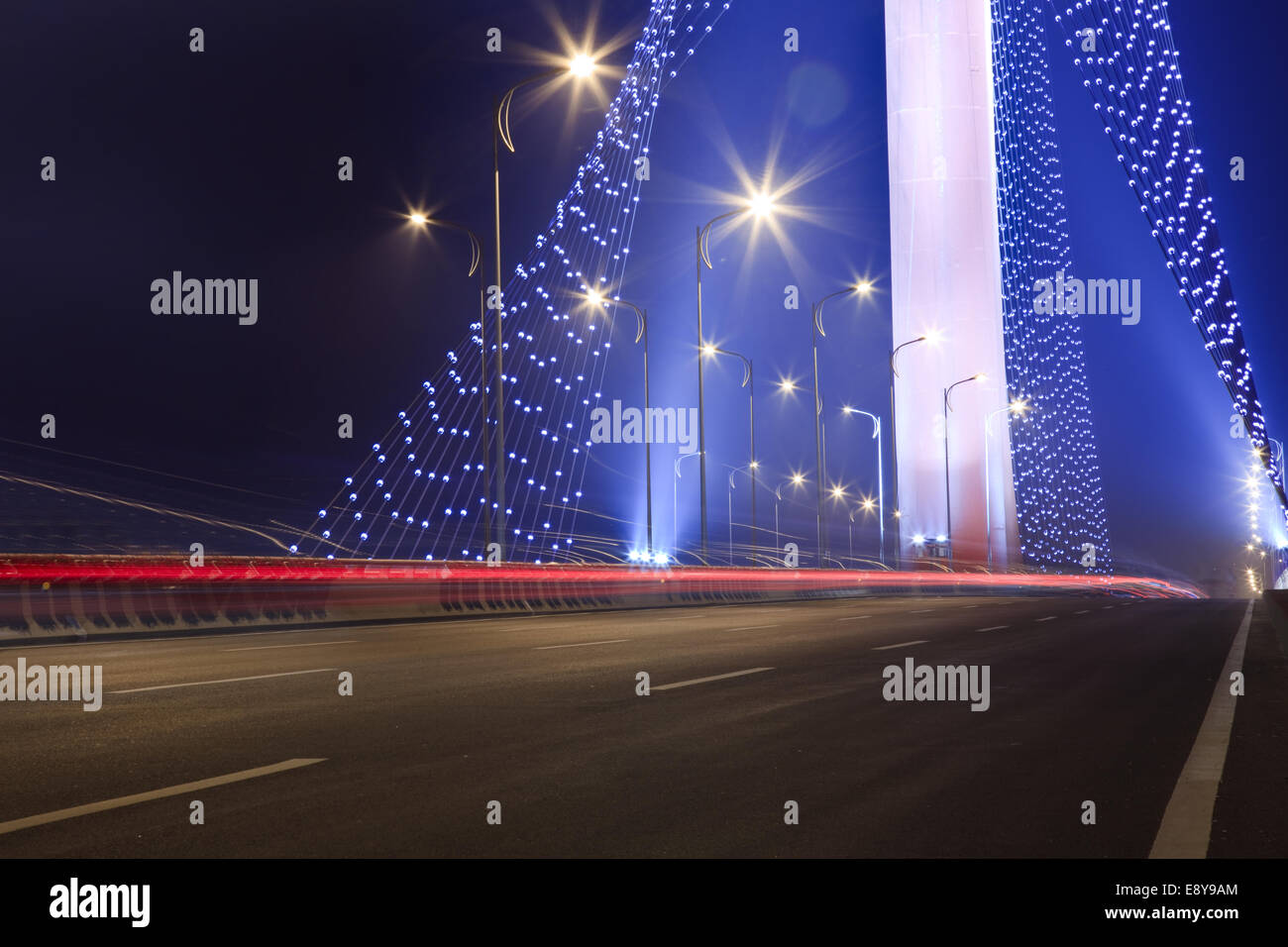 Brücke night Stockfoto