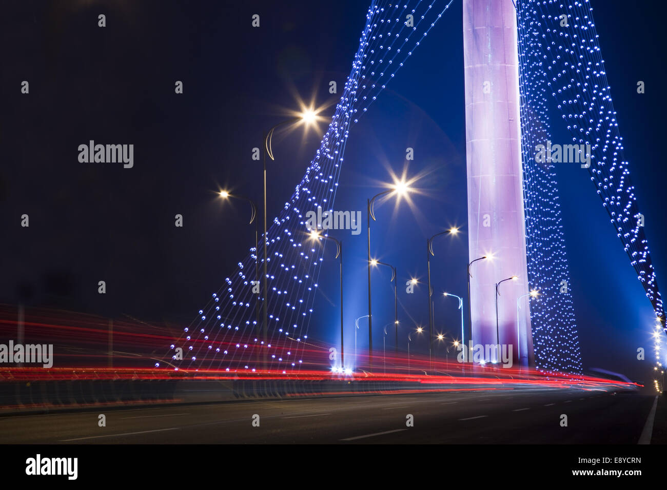 Brücke night Stockfoto