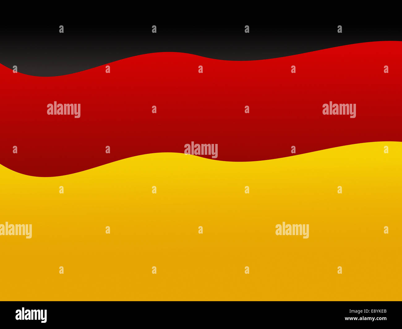 Deutsche Flagge Stockfoto