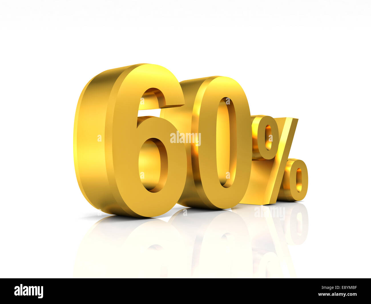 60 Rabatt 3d Bild Goldgrund Stockfoto
