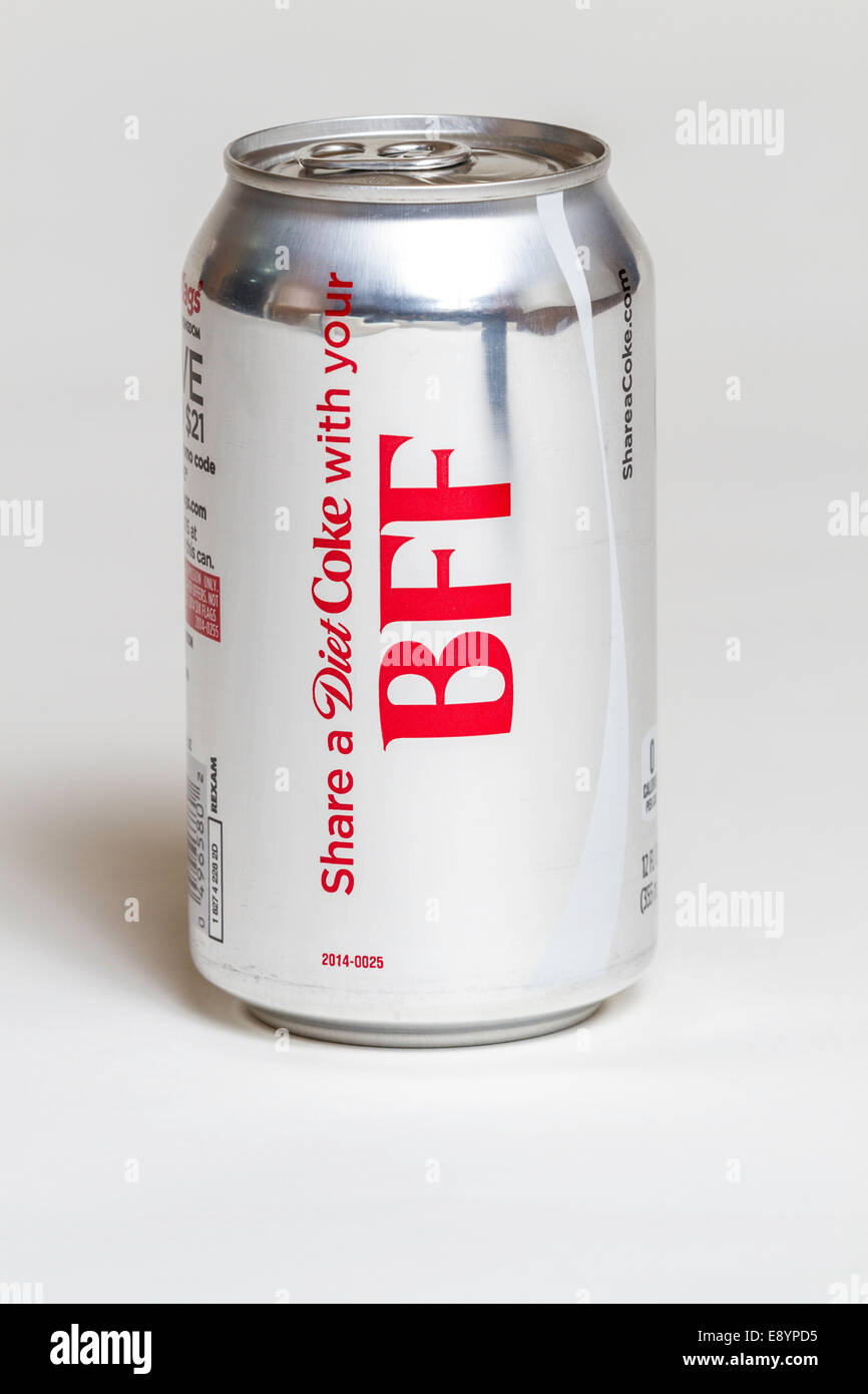 Eine Diät-Cola-Dose Stockfoto