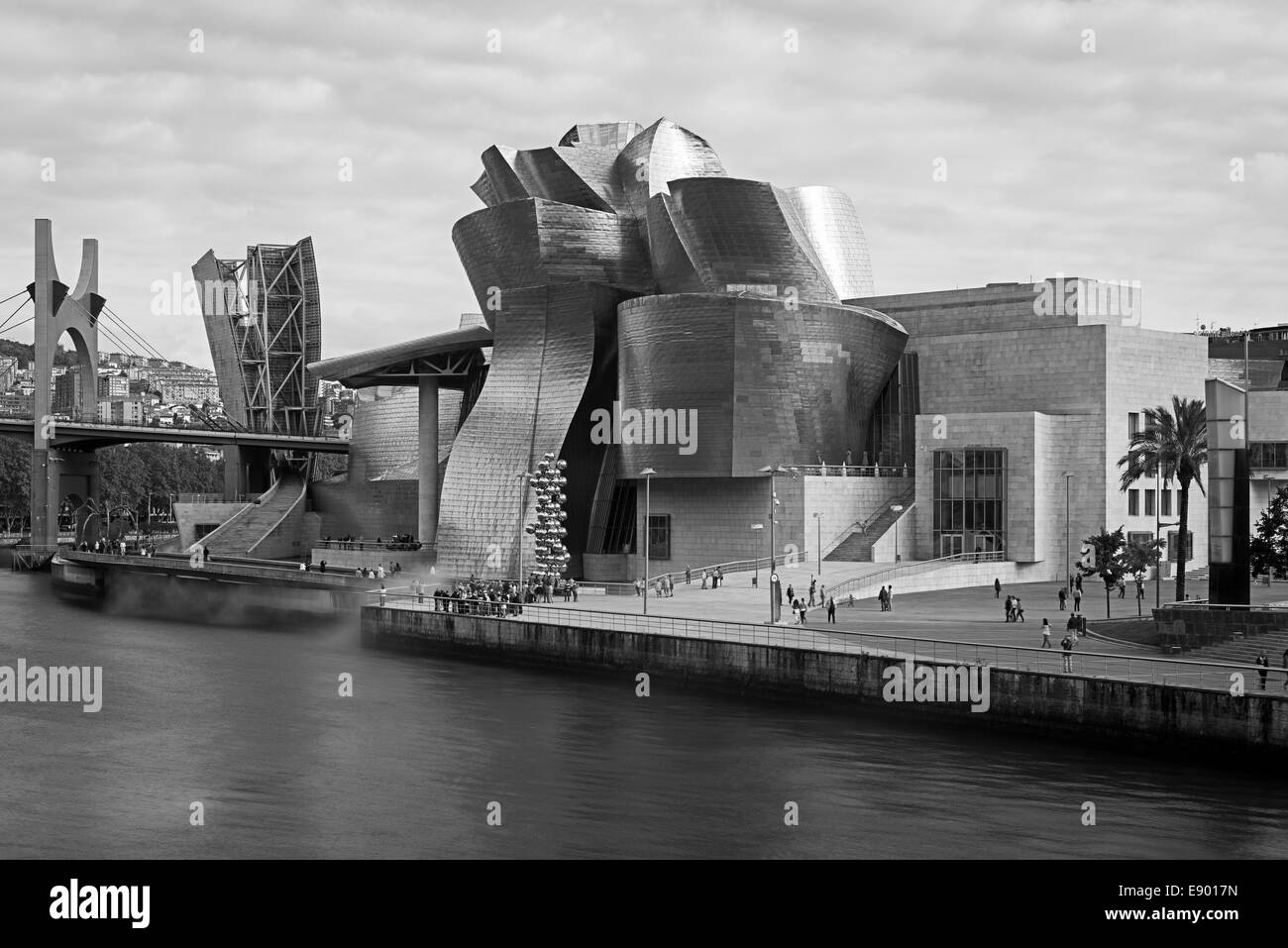 Guggenheim Museum Bilbao Pais Vasco Spanien Stockfoto