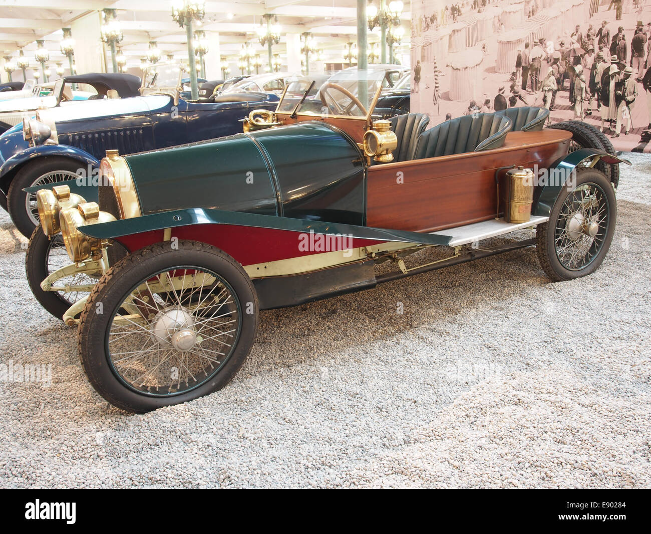 1914 Bugatti Torpedo Typ 17, 4 Zylinder 18hp, 1368 cm3, 95kmh, pic1 Stockfoto