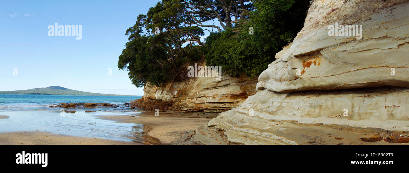 Rangitoto Island im Hauraki Gulf, Auckland, Neuseeland Stockfoto