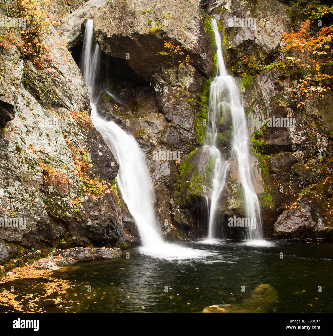 Bash Bish fällt in Berkshires Stockfoto
