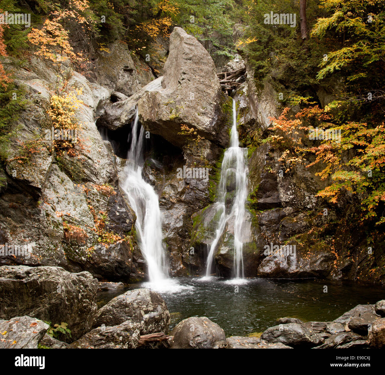 Bash Bish fällt in Berkshires Stockfoto