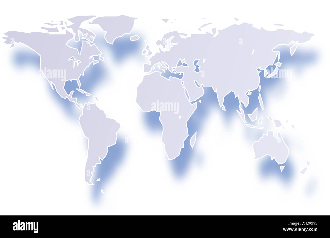 Welt Karte-Grafik-Hintergrund Stockfoto