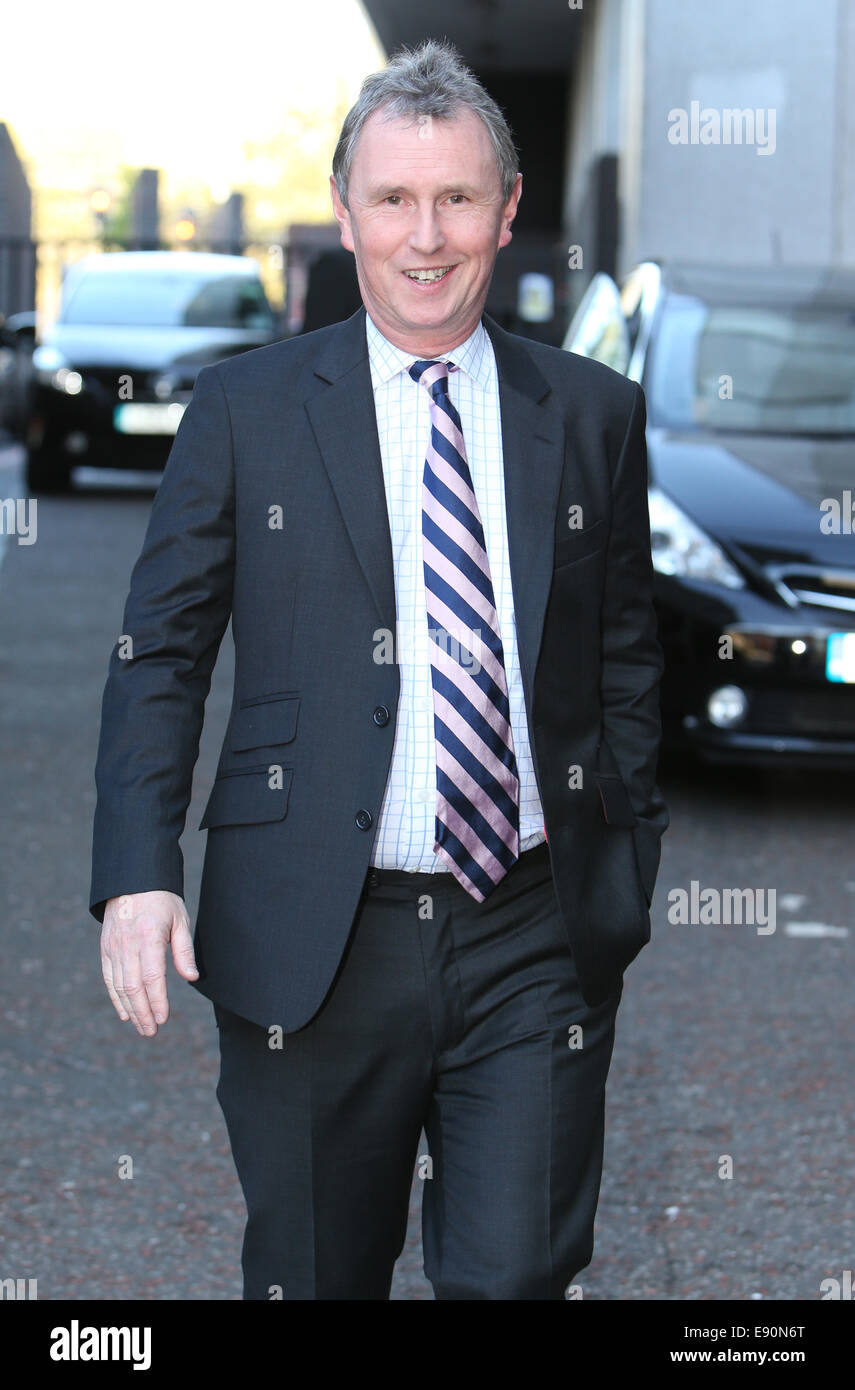 Nigel Evans OutsideITV Studios Featuring: Nigel Evans wo: London, Vereinigtes Königreich bei: 14. April 2014 Stockfoto