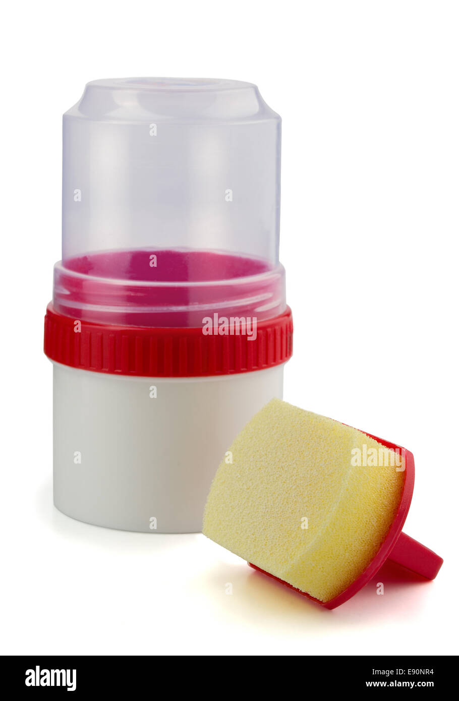 Neutrale Schuhcreme Stockfoto