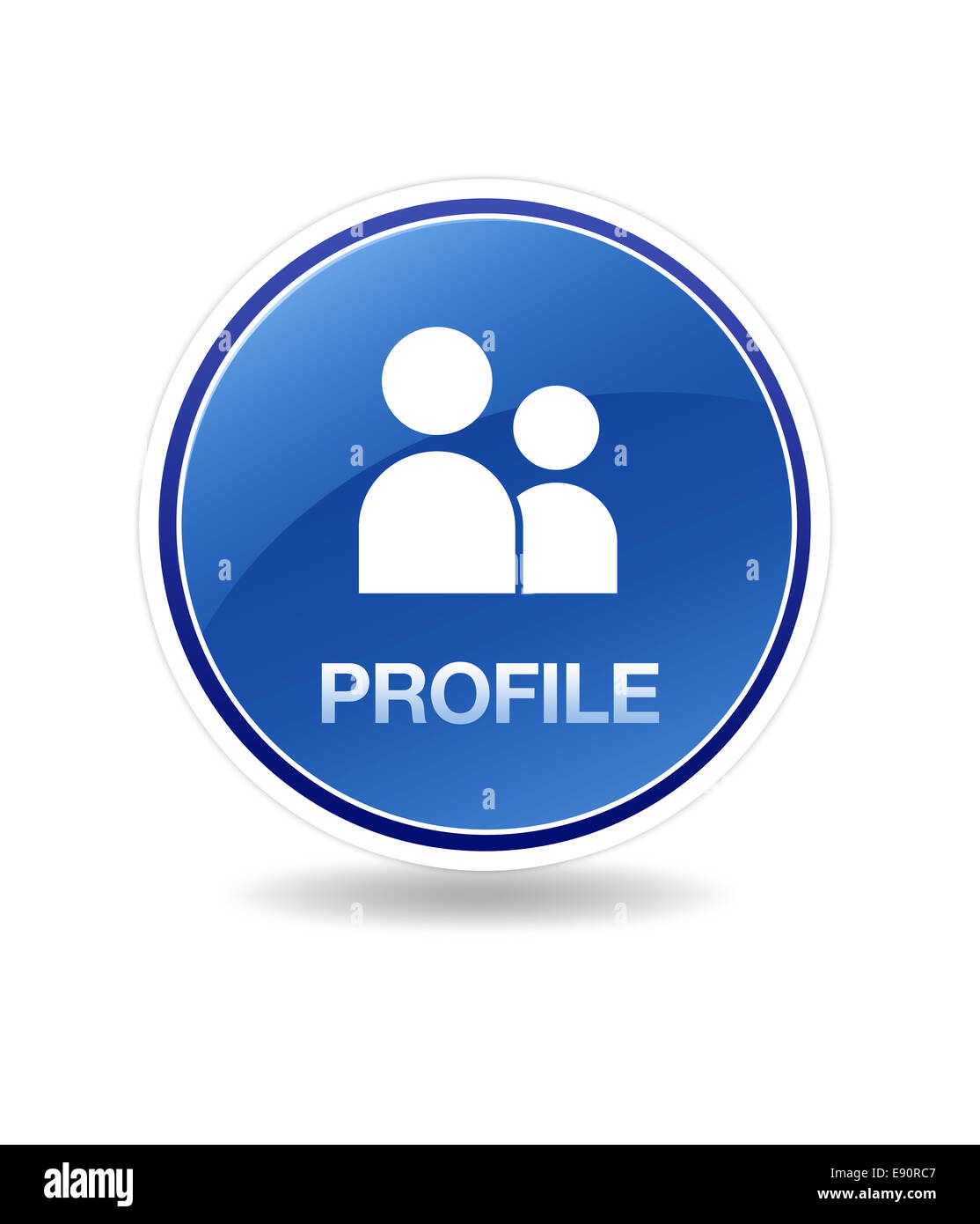 Profil-Symbol Stockfoto