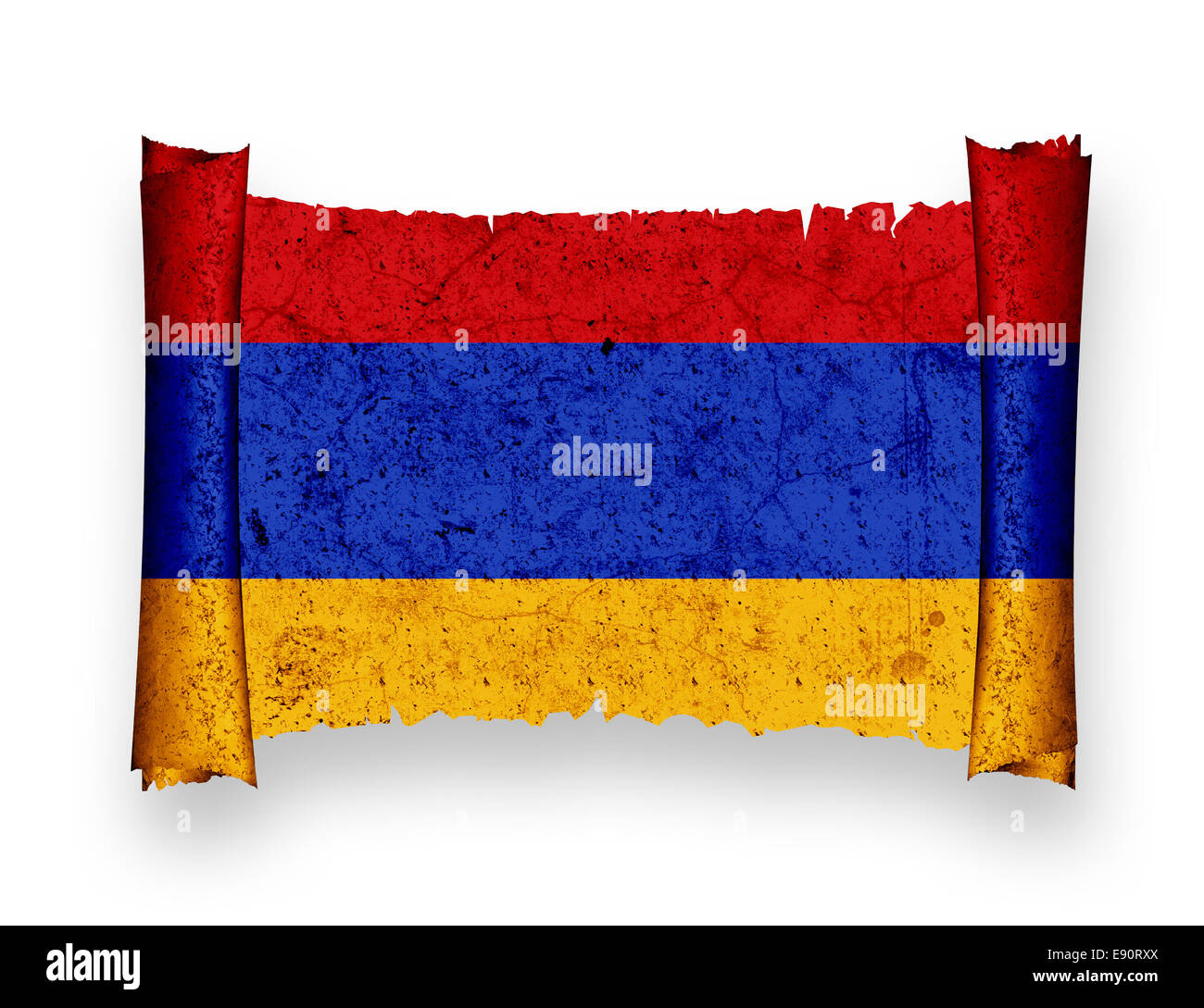 Fahne von Armenien Stockfoto
