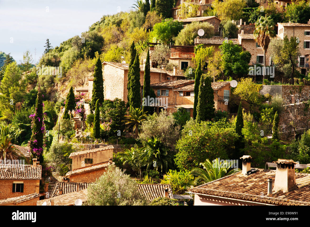 Insel mediterranen Dorf von Mallorca, Spanien Stockfoto