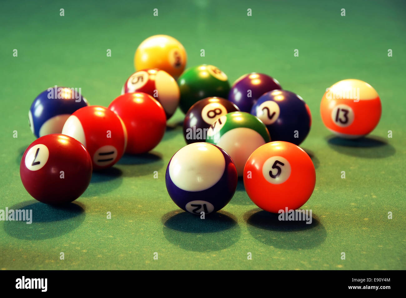 Billard Stockfoto