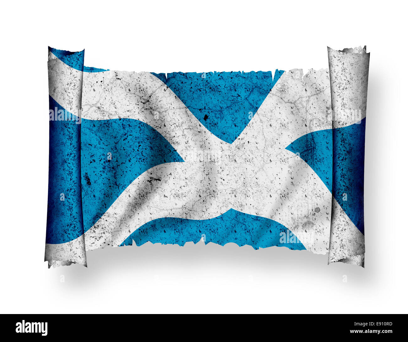 Flagge von Schottland Stockfoto