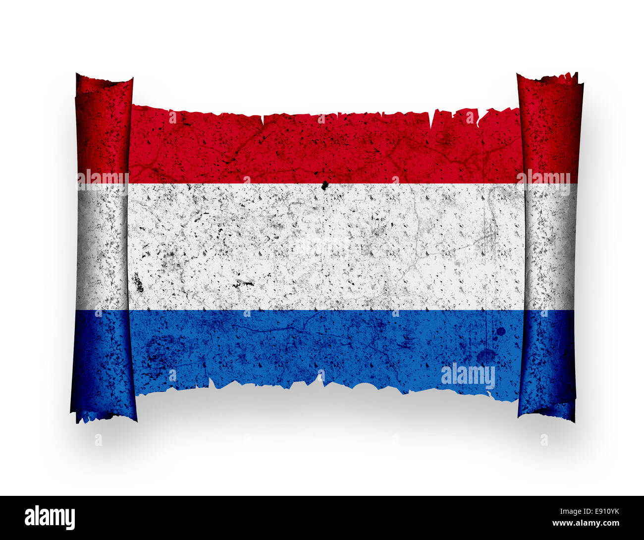 Flagge der Niederlande Stockfoto