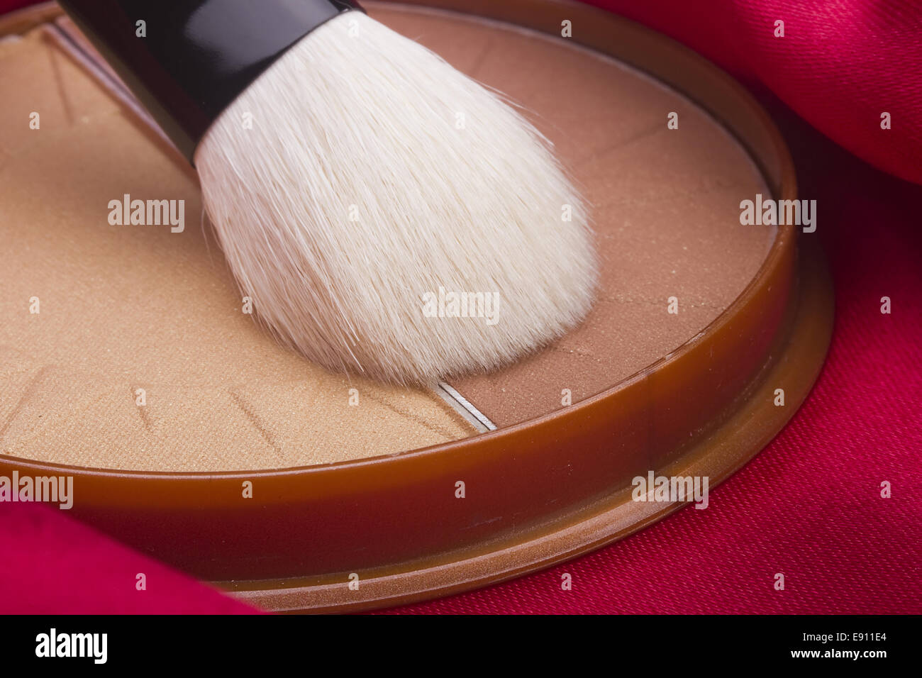 Make-up Pinsel Stockfoto