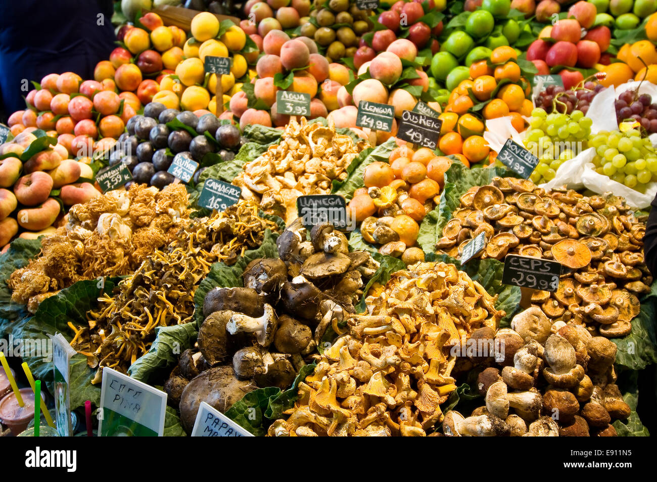 Markt von Barcelona Stockfoto