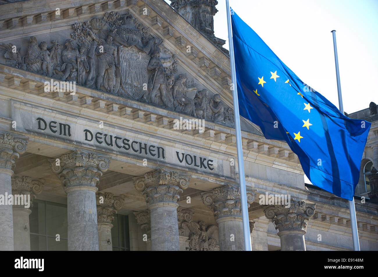 Berliner Reichstag Stockfoto