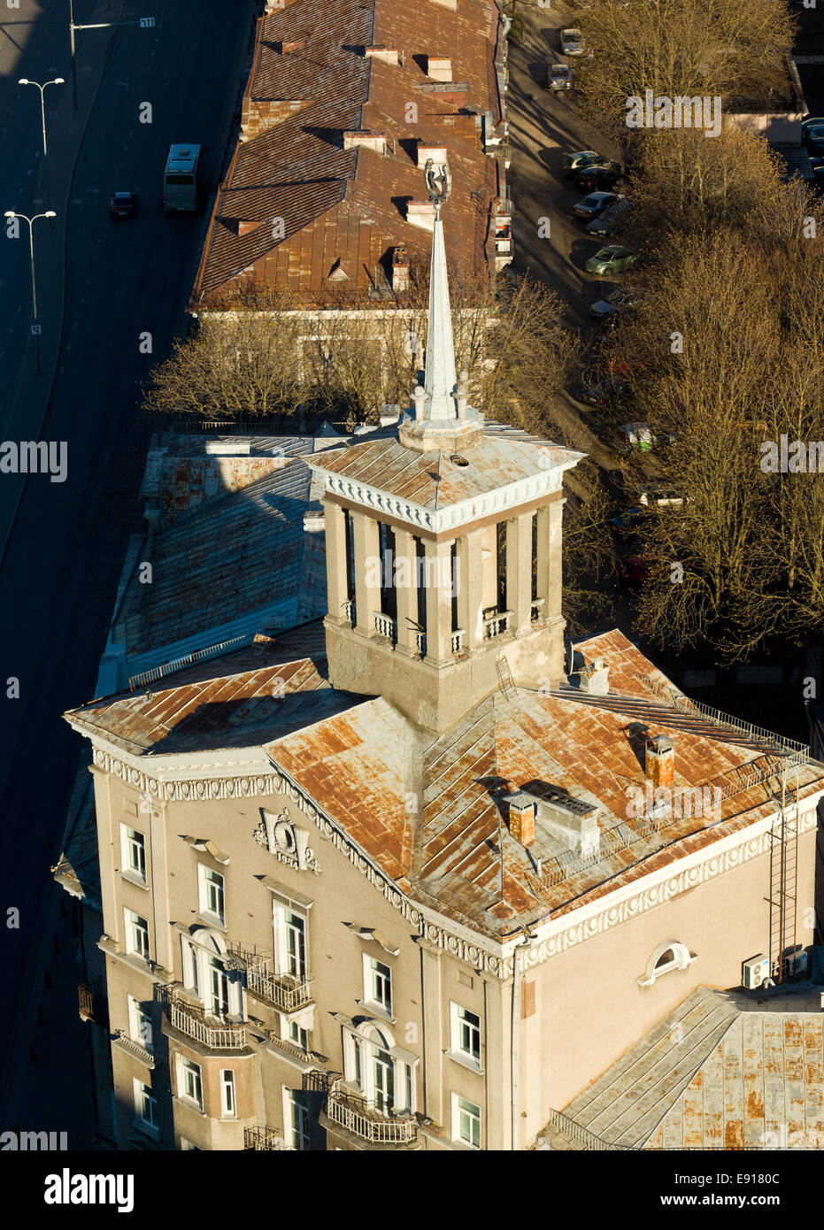 Sowjet-Ära Büro in Tallinn Stockfoto